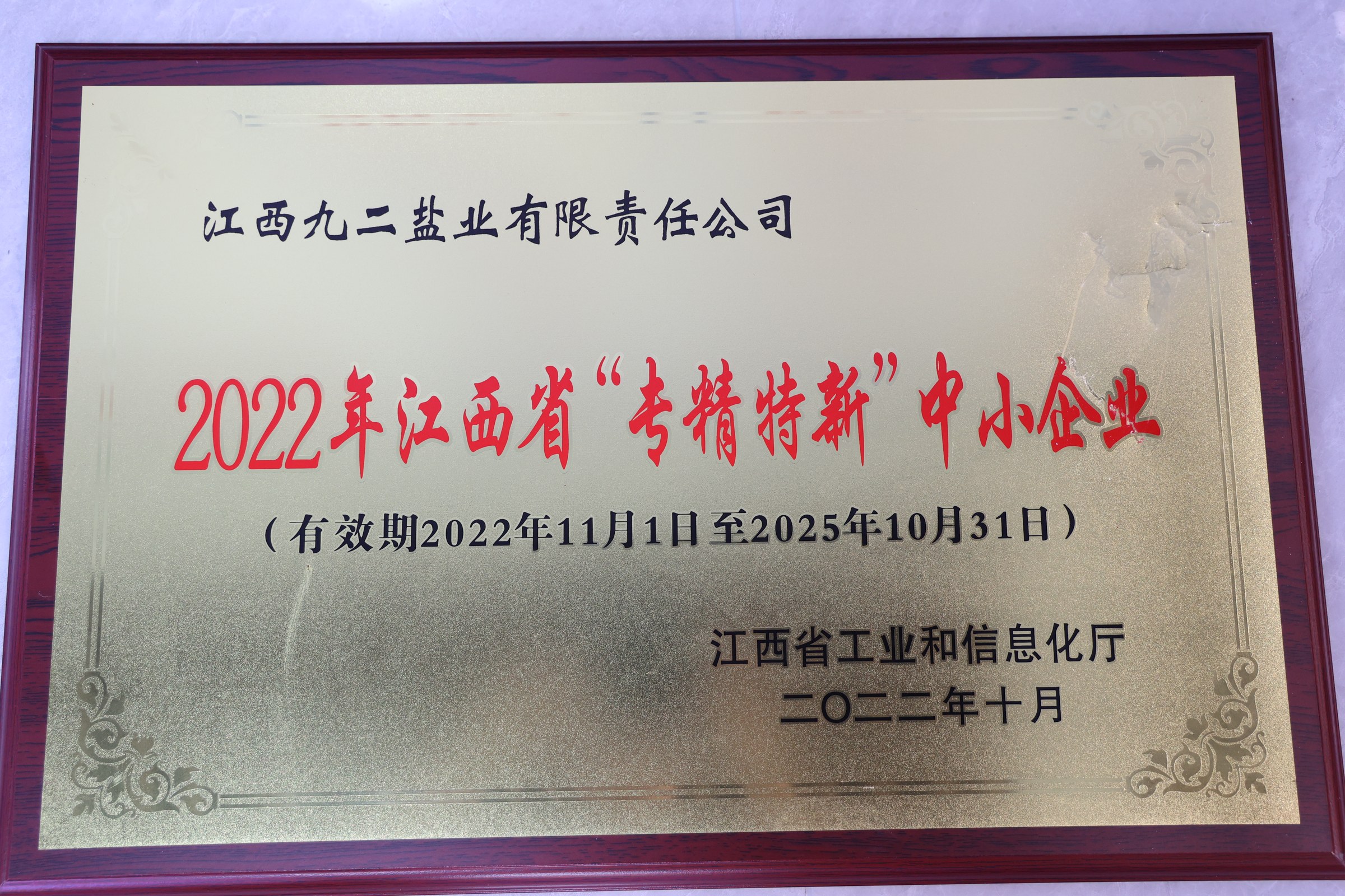 2022年江西省专精特新中小企业